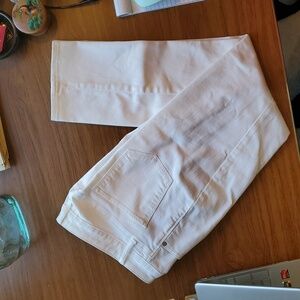 Talbots White Women's Flawless 5-Pocket Straight Jeans Stretch Size 8P